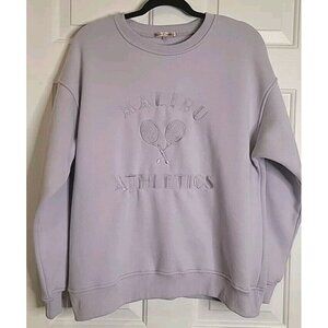 Bailey Rose Sweatshirt Women's Large Malibu Athletics Purple Tennis Country Club